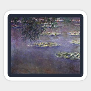 Waterlilies by Claude Monet Sticker